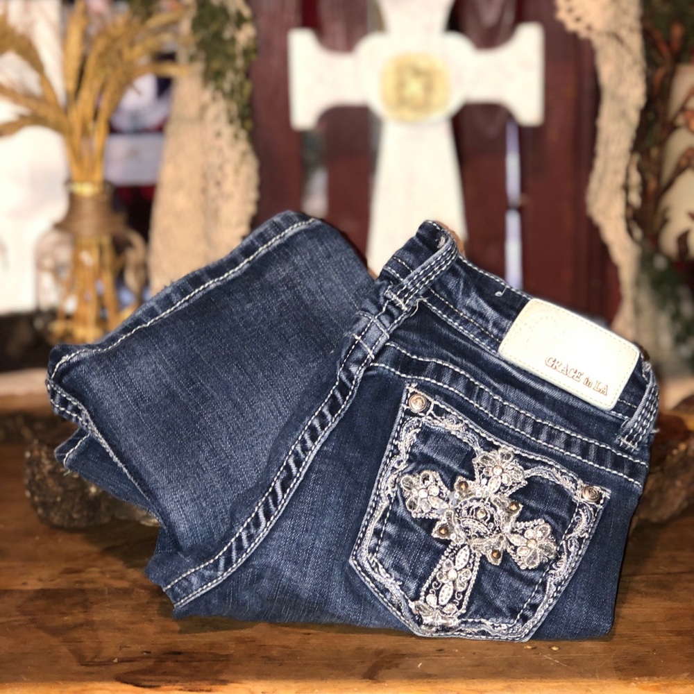 Youth girls Miss Me jeans size 14